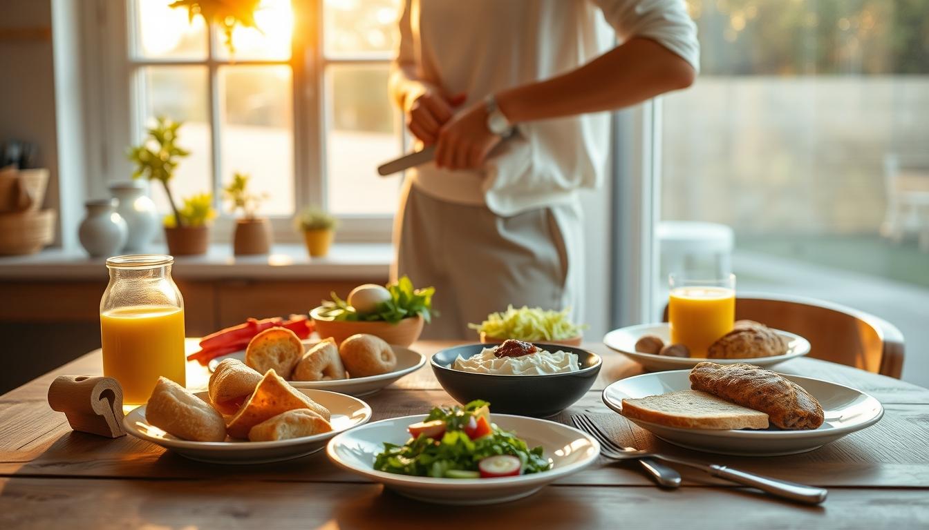 Ingredients prepared for a fast weeknight meal
